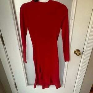 red dress
